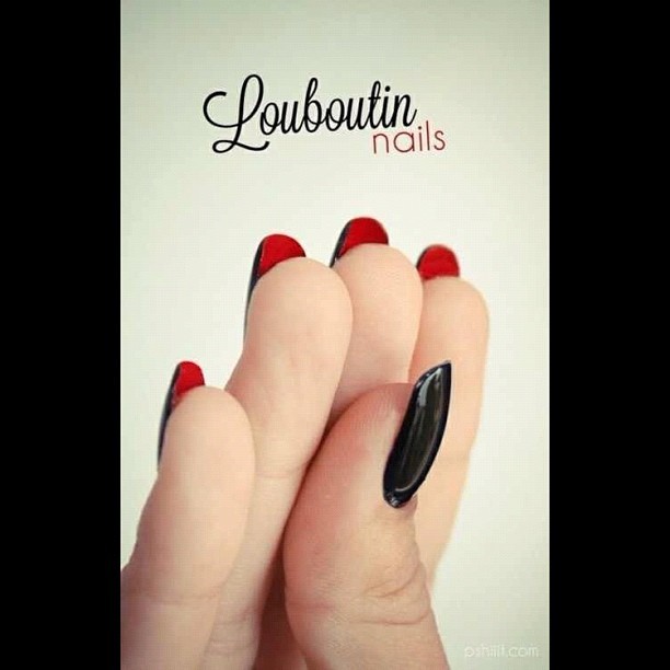 getyourswagright:  #loubouton #nails #fashion  (Taken with Instagram)