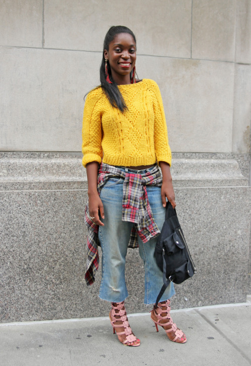 glamour:Glamour Fashion News Editor, Rajni Jacques.Read Rajni’s NYFW diary, over on Glamour.com.Phot