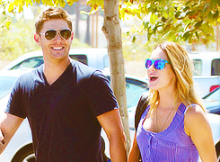 moved-mykingackles:  Jensen and Danneel Ackles in 2012 