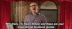 thebrittaoftimelines:  Your Facebook is False (with Rainn Wilson) 