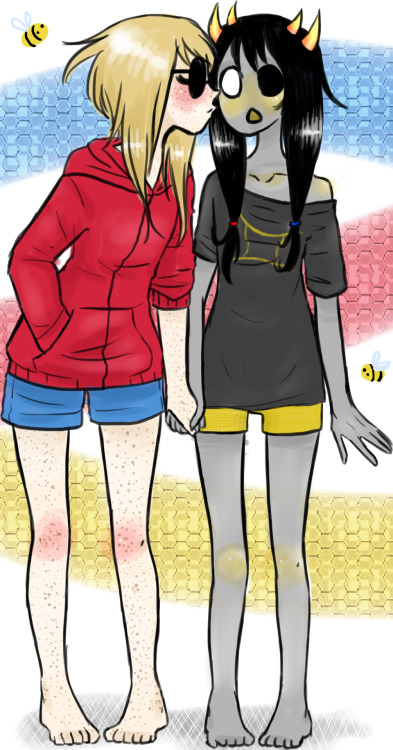 ameliebederping:  skinnygirlfriends.png for my sollux love u bby ♥