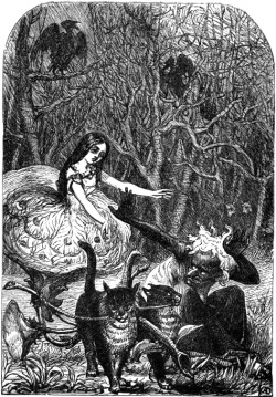blitzmaedel:  Freyja at the Entrance to the Ironwood (1881) 
