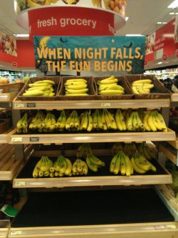 I love bananas at night lol