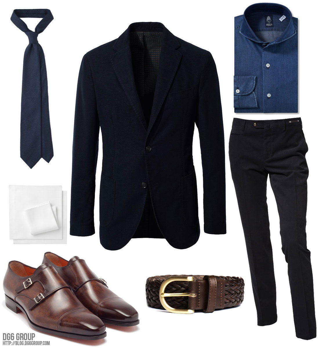 dg6group:  Friday Inspiration - Denim Fall Jacket: Montedoro Shirt: Finamore Trousers: