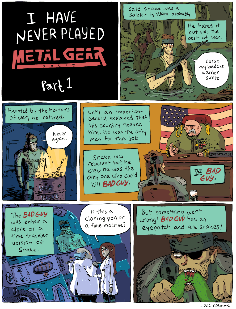 metal gear solid comic