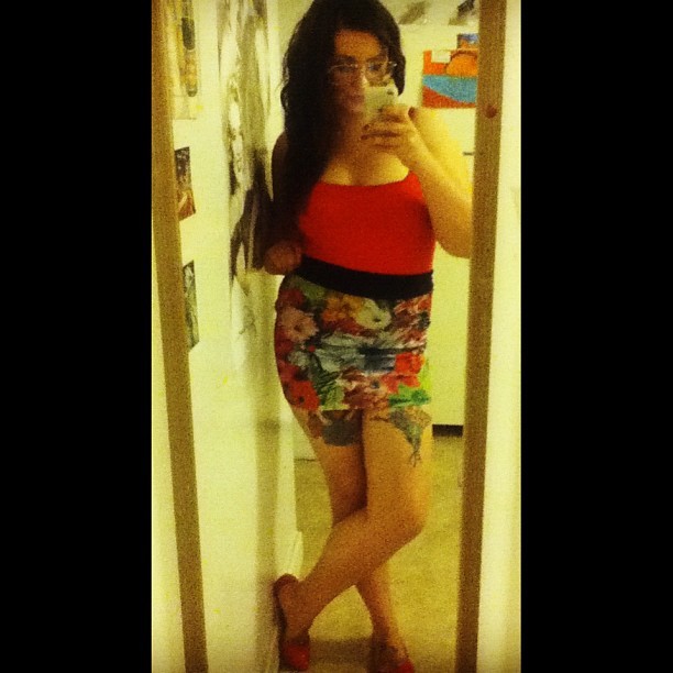 Might as well dress hoochie on one if the last summer nights 😊🌺👠 #thickgirls