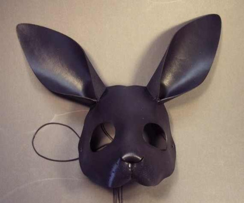 Leather rabbit mask   (things I need for porn pictures