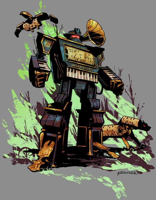 pacalin:  Friggin Awesome. herochan:  Steampunk Transformers Created by Brian Kesinger T-shirts available at Welovefine  