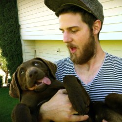 campusbeef:  thats possibly the derpiest dog ever… and this is coming from a guy who has an extremely derpy dog. also, cute boy alert!!