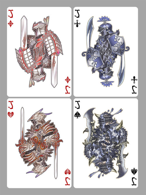 lj7stkok:  Playing cards: jacks by `Wen-M on deviantART