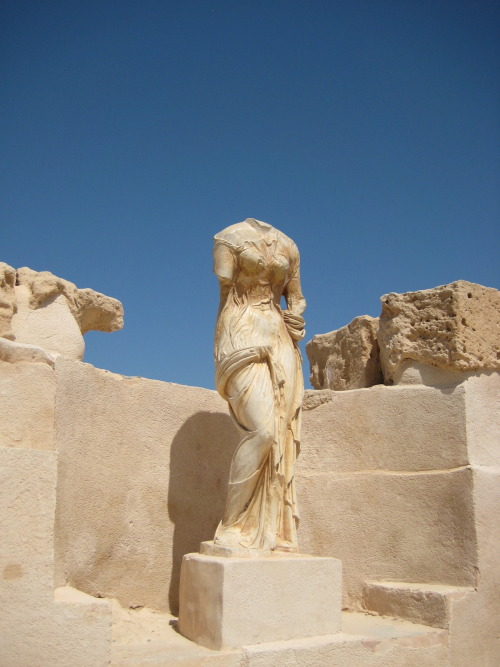 davidshands: Ancient Roman Nymphaeum in Sabratha, Libya. Photo taken by SashaCoachman