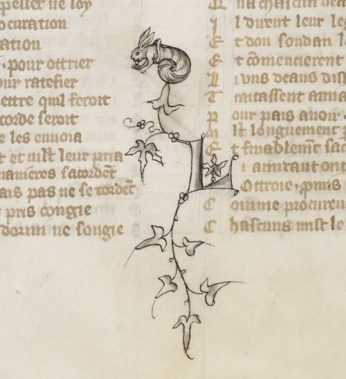 rabbit in the shellGuillaume de Machaut, Prise d'Alexandrie, Reims ca. 1372-1377.BNF, Français 1584,