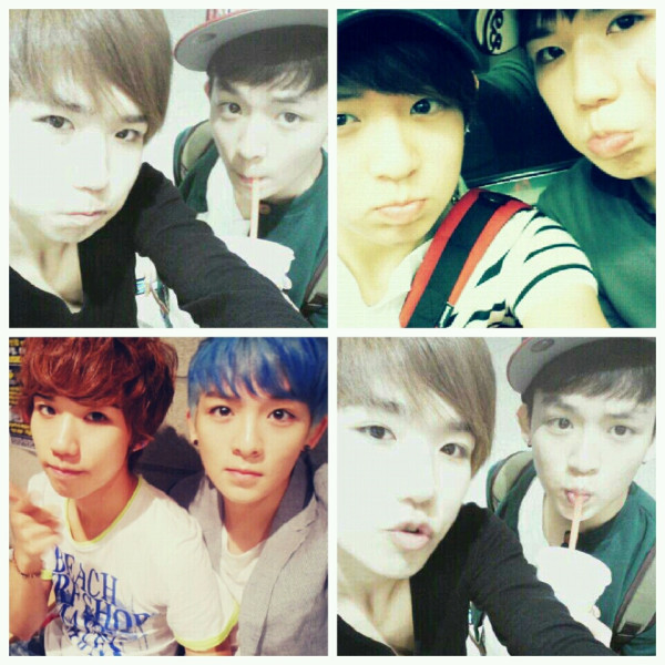 fyteensontop:   제 옆에 있는 록현이형!! 바로 100퍼센트그룹의 짱^^