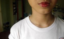 Asdfghjkl-Randoooom:  Lips #Lips #Lipstick #Hot #Red   Dem Lips!