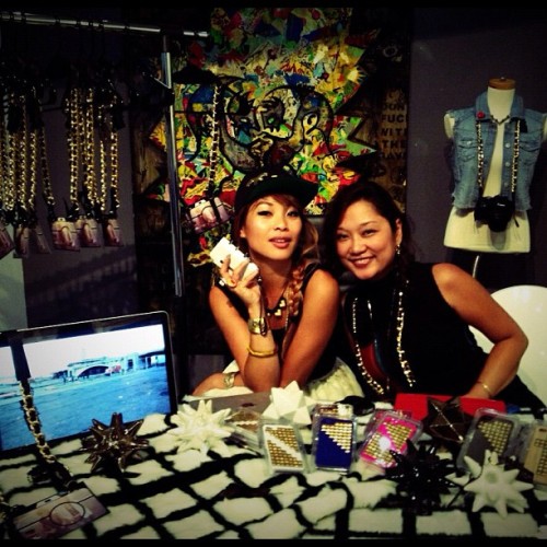 Found myself a sidekick last night to help out at the #lsdxlfp launch. Like my new pimped out table 