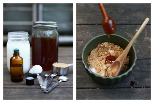DIY Honey, Lemon and and Apple Cider Vinegar Foot Soak and Honey and Sugar Foot Scrub Recipes by Ash