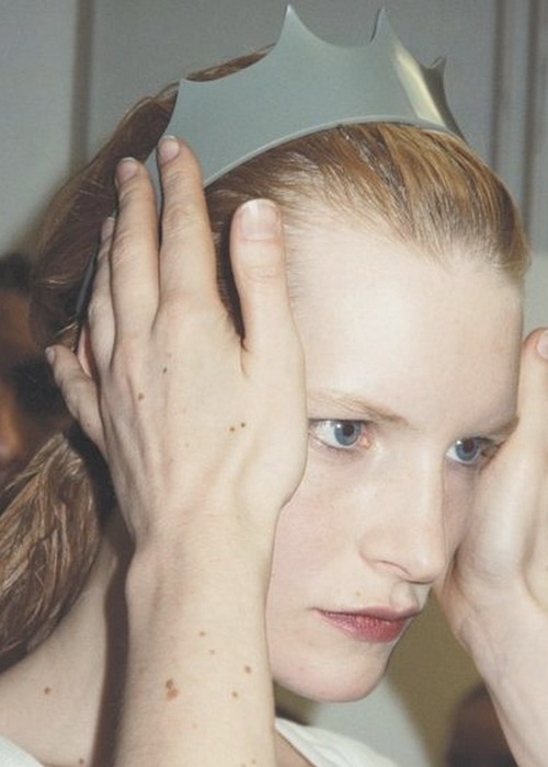 efedra:  Backstage at Helmut Lang F/W 1997-98 Photographed by Juergen Teller