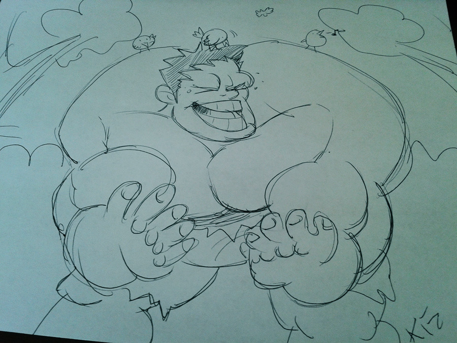 kerainen:  Hulk likes birdies…  Ok, it´s Friday and I´m still trapped at the