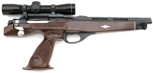 Remington XP-100These single shot bolt action pistols were produced from 1963 until 1998.  It was ma