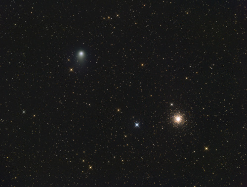 n-a-s-a:  Comet Garradd and Messier 15  Image Credit & Copyright: Gregg Ruppel 