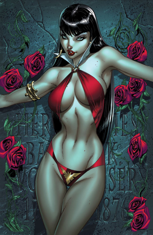 obsessivecomicdisorder:  Vampirella - by J. Scott Campbell 