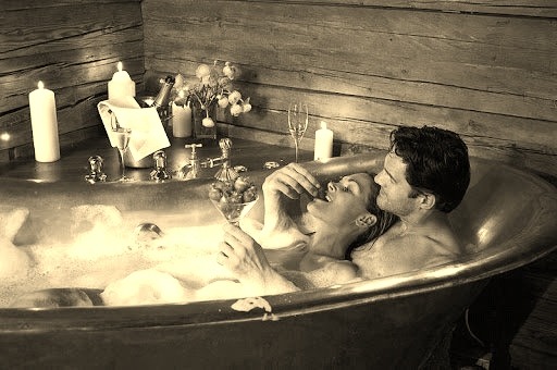 mmm lets relax then take it all to bed ;)