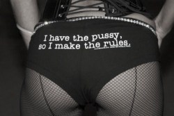 yourbadgrrl:  And Playtoy, you know the first rule…;) 