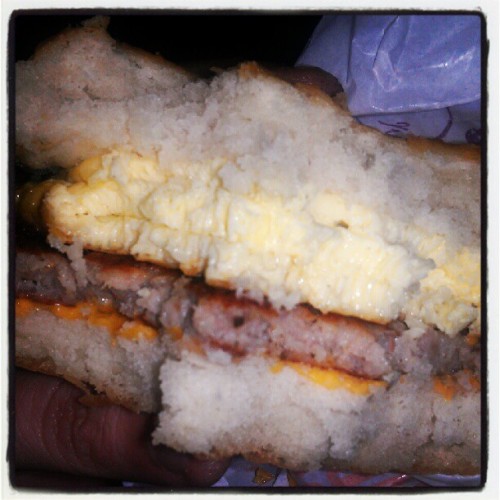 Sometimes you need some grease lol #breakfast #foodie #food #sausage #egg #cheese #mcdonalds #biscui