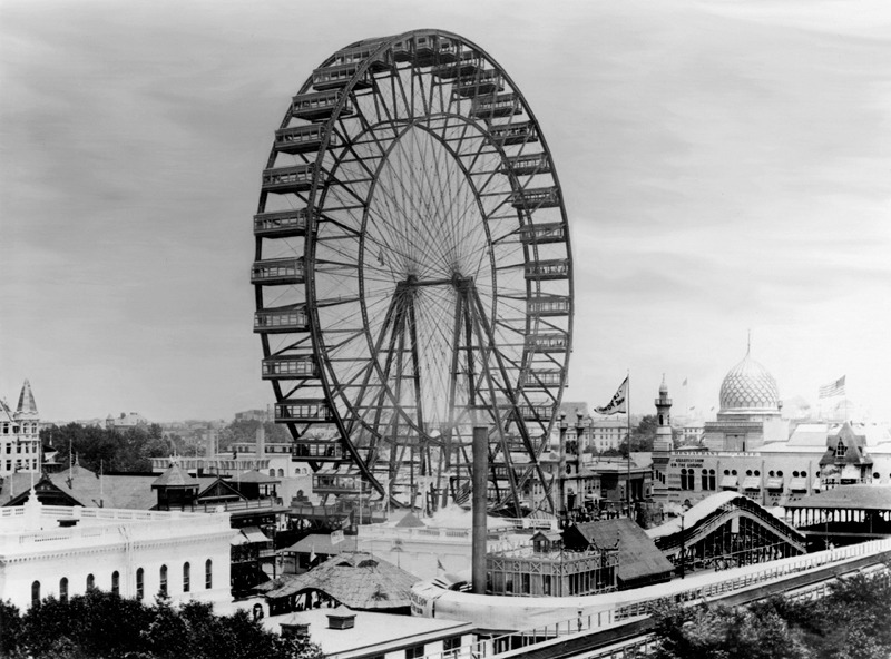 the-gasoline-station:  The First Ferris Wheel from the 1893 World Columbian Exposition