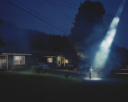 aquaticwonder:  “My pictures must first be beautiful, but that beauty is not enough. I strive to convey an underlying edge of anxiety, of isolation, of fear. ” — Crewdson 