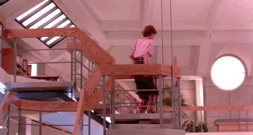 adamthealien:   Molly Ringwald was supposed to dance alone but she was too embarrassed so John Hughes made everybody dance.  And thank God he did, or we wouldn’t have one of the most iconic sequences of the 80’s and cinema as a whole. 