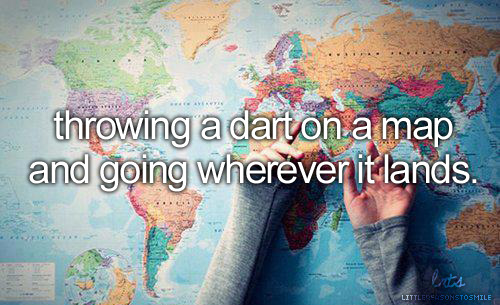 loveislove143:  I wishh. I wanna travel the world with someone someday. 
