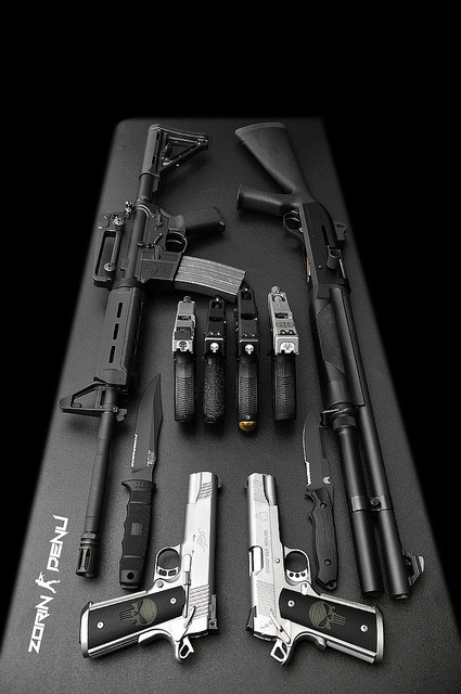 militaryandweapons:  Weapon Buffet by ZORIN DENU on Flickr. Had to re-blog… 
