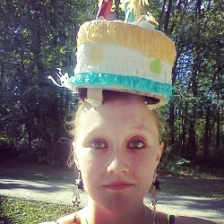 Cake hat :) (Taken with Instagram)