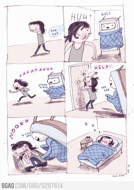9gag:  I Love You  ACONTECEU ONTEM :O