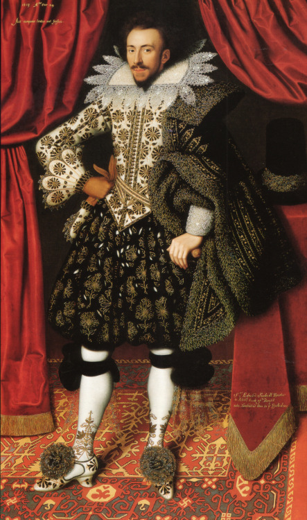 oldrags:Richard Sackville, 3rd Earl of Dorset, attributed to William Larkin, 1613 England, Kenwood H