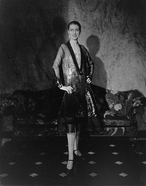 Edward Steichen (American, born Luxembourg; 1879–1973)Marion Morehouse Modeling a Chéruit Gown in Co