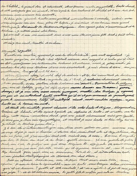 beauvoiriana:  Pages from Simone de Beauvoir’s Diaries (1929 and 1930). 