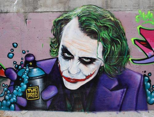 streetartglobal - Here’s Flow TWE’s Joker from Nice, France!...