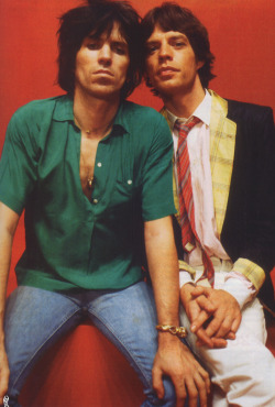 Voodoolounge:   Keith Richards And Mick Jagger In New York, 1978.  