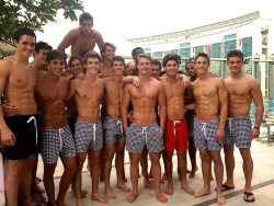t-ropisch:  i-dont-sleep-i-dream:  c—onverse:  why. they are all so perfect. WHY MUST I LIVE IN SUCH A PLACE WHERE THE BOYS HERE ARE AL DOUCHE CANOES! boys. you’re all perfect. im going to change my identity so that i can marry all 17 of you. xxxxxxxxxxxx