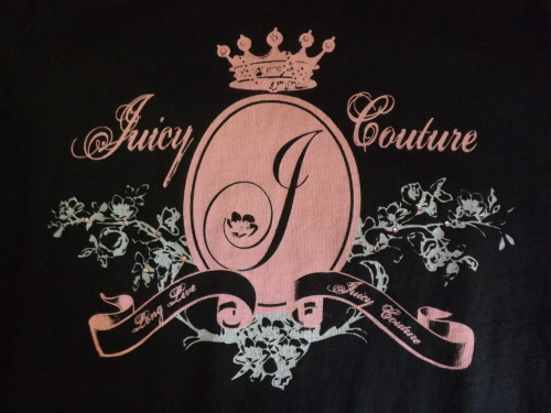 I was cleaning out my closet and found this - my old favorite juicy couture tee! My new favorite is 