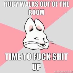 thedailymeme:  Max and ruby in a nutshell