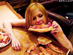  “Pizza is definitely my favorite food.” —Avril Lavigne 