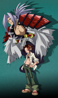 Yani-Senpai:  Shaman King: Yoh And Amidamaru By ~Ximerika