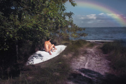 summerdiary:  pennilessphotographer:  Self Portrait-6 — “When I found the Rainbow, I’ve never looked back” This image is the memory of my realization of being gay and accepting myself who I was.  The Summer Diary Project.  Follow us on Facebook 