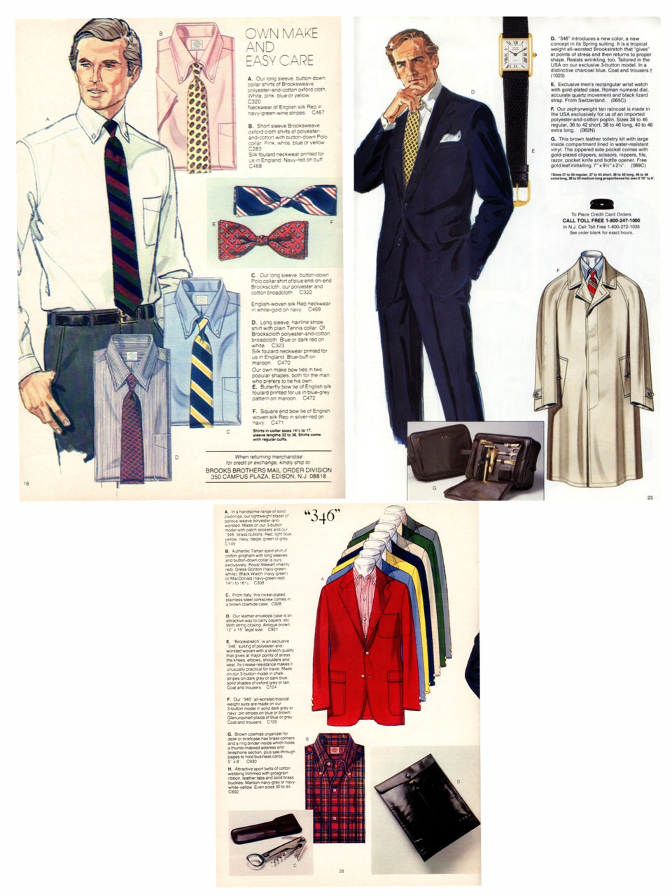 Vintage Brooks Brothers catalog images via Heavy Tweed Jacket..