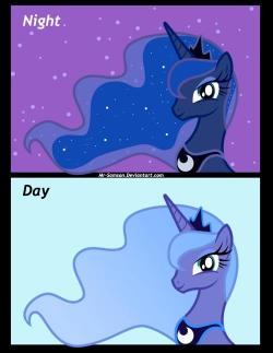 epicbroniestime:  Day n Night by ~Mr-Samson