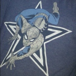 #spiderman he&rsquo;s a cowboys fan. -_- @yourfavwebhead  (Taken with Instagram)