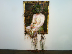 Bhsutton:  Valerie Hegarty’s “Woman In White With Flowers” (2012), From Her